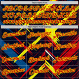 Custom Black Red Light Yellow-Blue 3D Pattern Design Germany Sport Wear Performance T-Shirt