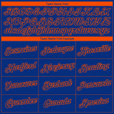 Custom Royal Orange 3D New York City Edition Fade Fashion Performance T-Shirt