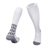 Grip Soccer Socks Anti Slip Non Slip Cushion Over-the-Calf Athletic Socks for Football Sports