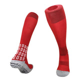 Grip Soccer Socks Anti Slip Non Slip Cushion Over-the-Calf Athletic Socks for Football Sports