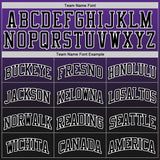 Custom Purple Black-White Fade Fashion Round Neck Sublimation Basketball Suit Jersey