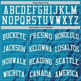 Custom Panther Blue White Splash Round Neck Sublimation Basketball Suit Jersey