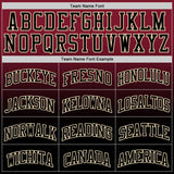 Custom Crimson Black-Cream Fade Fashion Round Neck Sublimation Basketball Suit Jersey