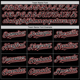 Custom Black Red Pinstripe White Authentic Sleeveless Baseball Jersey