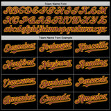 Custom Black Burgundy-Gold Mesh Authentic Throwback Baseball Jersey
