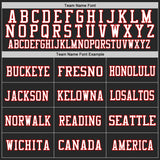 Custom Black White-Red Mesh Authentic Throwback Football Jersey
