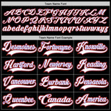 Custom Black Purple-Orange Hockey Jersey