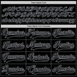 Custom Black Gray Hockey Jersey