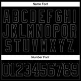 Custom Black Steel Gray Hockey Jersey