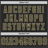 Custom Black Olive-Cream Mesh Authentic Football Jersey