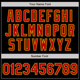 Custom Black Red-Gold Authentic Baseball Jersey