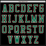 Custom Black Red-Kelly Green Authentic Baseball Jersey