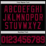 Custom Black Maroon Authentic Basketball Jersey