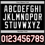 Custom Black White-Red Authentic Basketball Jersey