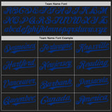 Custom Black Royal Authentic Baseball Jersey