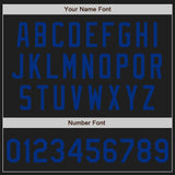 Custom Black Royal Authentic Baseball Jersey