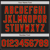 Custom Black Red-Old Gold Authentic Baseball Jersey