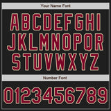 Custom Black Maroon-Cream Authentic Baseball Jersey