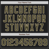 Custom Black Olive-Cream Authentic Baseball Jersey