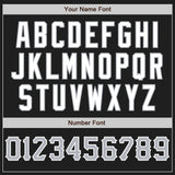 Custom Black Gray-White Authentic Baseball Jersey