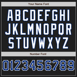 Custom Black Royal-White Authentic Baseball Jersey