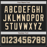 Custom Black City Cream Authentic Baseball Jersey