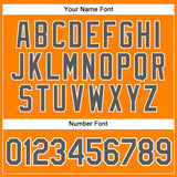 Custom Bay Orange Steel Gray-White Authentic Baseball Jersey