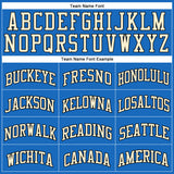 Custom Blue Black-Cream Authentic Throwback Basketball Jersey