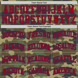Custom Camo Red-Royal Authentic Salute To Service Basketball Jersey
