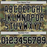 Custom Camo Black-White Authentic Salute To Service Basketball Jersey