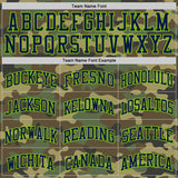 Custom Camo Navy-Neon Green Authentic Salute To Service Basketball Jersey