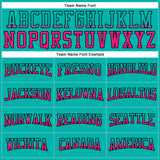 Custom Stitched White Aqua Hot Pink Light Blue-Black Fade Fashion Splash Sports Pullover Sweatshirt Hoodie