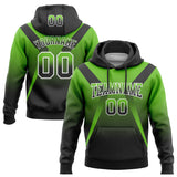 Custom Stitched Aurora Green Black-White Fade Fashion Arrow Sports Pullover Sweatshirt Hoodie