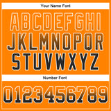 Custom Stitched Bay Orange Black-White Fade Fashion Arrow Sports Pullover Sweatshirt Hoodie