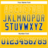 Custom Stitched Yellow Royal-White Fade Fashion Arrow Sports Pullover Sweatshirt Hoodie