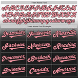 Custom White Medium Pink-Black Authentic Fade Fashion Baseball Jersey