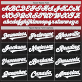 Custom Red Black-Gray Authentic Fade Fashion Baseball Jersey