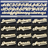 Custom Royal Black-Old Gold Authentic Fade Fashion Baseball Jersey