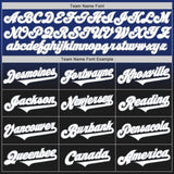 Custom Royal Black-Gray Authentic Fade Fashion Baseball Jersey