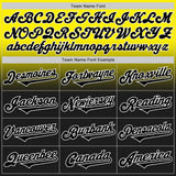 Custom Light Yellow Black-White Authentic Fade Fashion Baseball Jersey