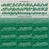 Custom Cream Kelly Green Authentic Fade Fashion Baseball Jersey
