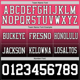 Custom Neon Pink White-Black Mesh Authentic Fade Fashion Football Jersey
