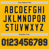 Custom Gold Navy Authentic Baseball Jersey
