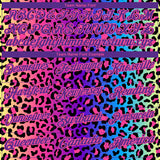 Custom Pink Purple-Black 3D Pattern Design Leopard Print Performance Golf Polo Shirt