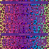 Custom Pink Purple-Black 3D Pattern Design Leopard Print Performance Golf Polo Shirt