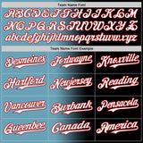 Custom Black White Shadow Blue-Red Authentic Gradient Fashion Baseball Jersey