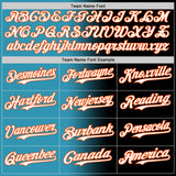 Custom Black White Panther Blue-Orange Authentic Gradient Fashion Baseball Jersey