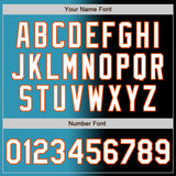 Custom Black White Panther Blue-Orange Authentic Gradient Fashion Baseball Jersey