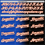 Custom Black White Thunder Blue-Orange Authentic Gradient Fashion Baseball Jersey