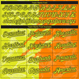 Custom Stitched Graffiti Pattern Neon Yellow Bay Orange-Black 3D Scratch Sports Pullover Sweatshirt Hoodie